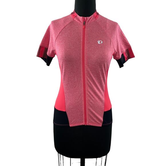 Pearl Izumi Select Escape Heather Pink Ride Cycling Jersey Full Zip Size Small S - Picture 1 of 11